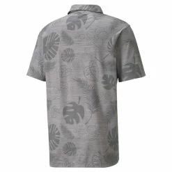 Puma Men's Cloudspun Leaves N Flowers Golf Polo 2022 (On-Sale) -Golf Clubs Shop low res 201000x1000 532975 01 bv