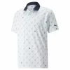 Puma Men's MATTR Egrets Golf Polo 2022 (On-Sale) -Golf Clubs Shop low res 201000x1000 536639 01