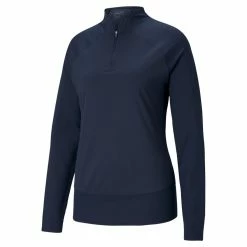 Puma Womens Mesh Golf 1/4 Zip (On-Sale)