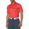 Oakley Men's Dimension Stripe RC Polo Short Sleeve Golf Shirt (On-Sale) -Golf Clubs Shop stripe red line