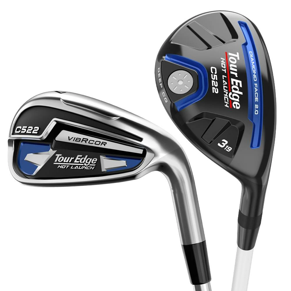 Tour Edge Hot Launch C522 Combo Iron Set Steel Shaft (7-Piece) 3 Tour Edge Hot Launch C522 Combo Iron Set Steel Shaft (7-Piece)